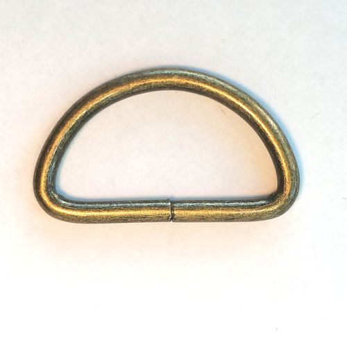 D ring - brons - 38 mm - stoffen van leuven
