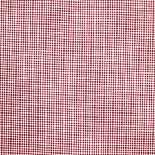 Rode katoen met kleine ruitjes 0.4cm²