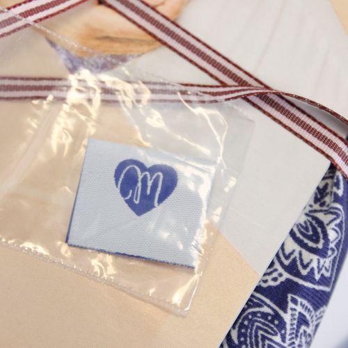 Voordeelpakket - Blauw vestje met wit patroon van Milliblu's