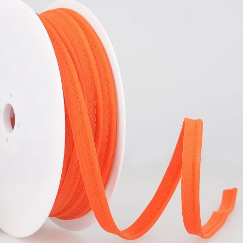 Oranje paspelband / piping - 2 mm dikte - 10 mm breed - stoffen van leuven