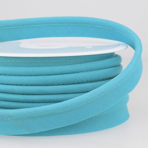 Turquoise paspelband / piping - 5 mm dikte - 18 mm breed - stoffen van leuven