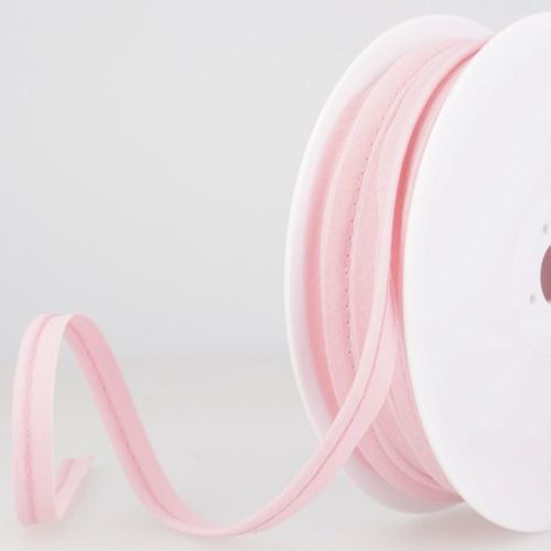 Licht roze paspelband / piping - 2 mm dikte - 10 mm breed