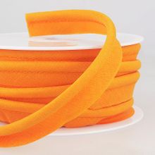 Oranje paspelband / piping - 5 mm dikte - 18 mm breed