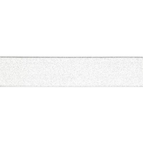 Witte zachte elastiek - 40 mm