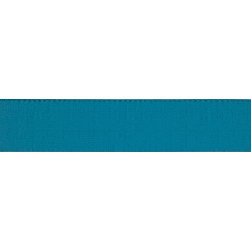 Turquoise zachte elastiek - 40 mm