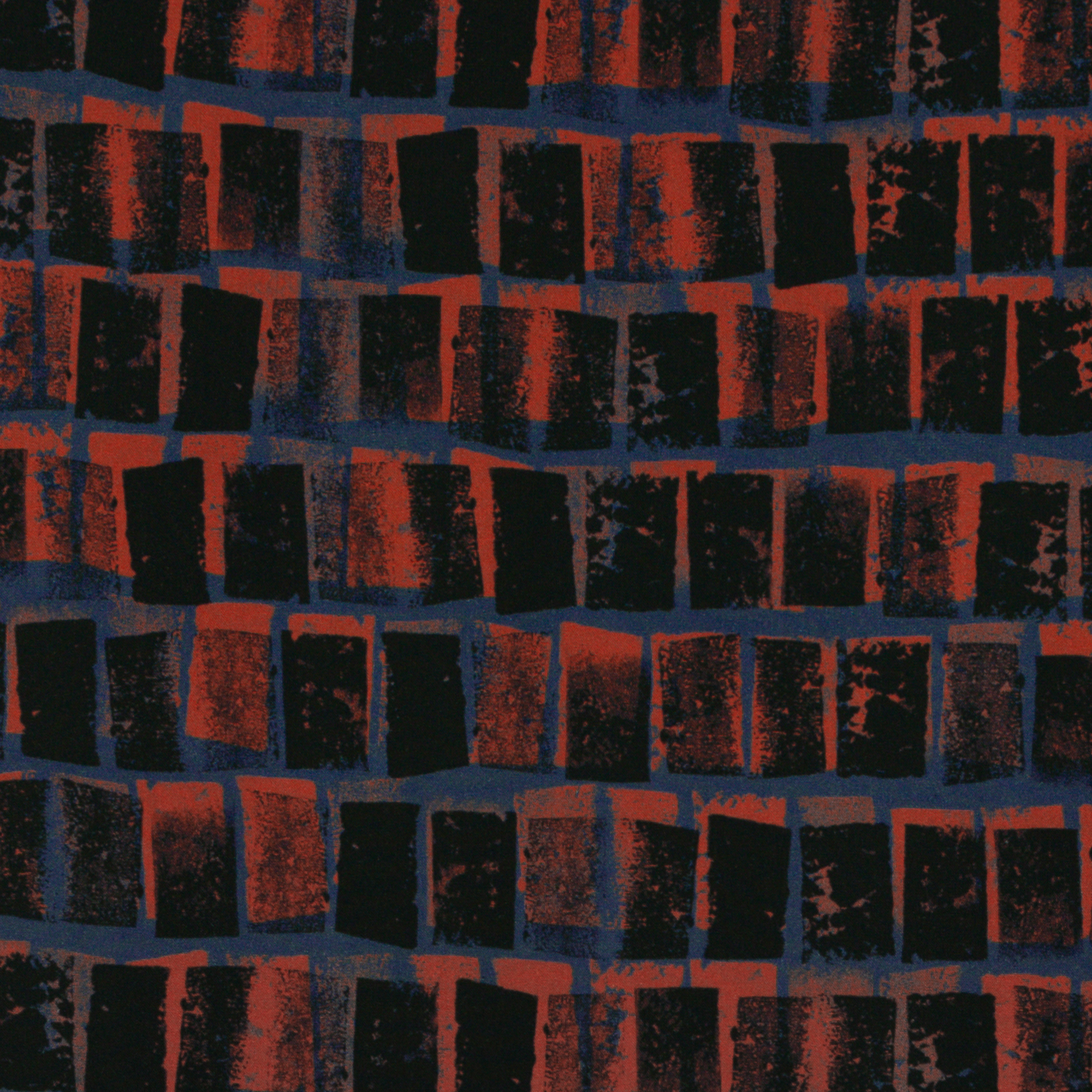 Viscose met geruit abstract patroon - Windows by Thorsten Berger