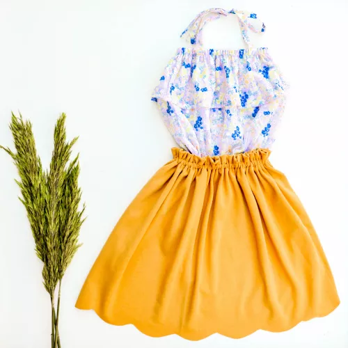 Patroon top, rok of jurk voor kinderen - 'Donna' van Smospotten & Snoesjes