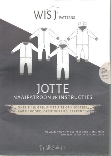 Patroon onesie /jumpsuit voor kids - 'Jotte' van Wisj