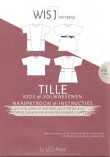 Patroon veelzijdige rechte jurk of top voor kids & volwassenen - 'Tille' van Wisj