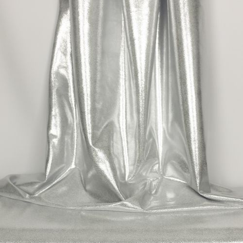 Rekbare professionele glanslycra - Licht zilver