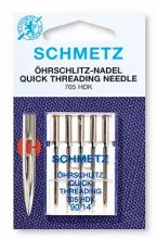 Snelle inrijg naalden 'Quick Threading Needle' - 705 HDK- 90/14 - 5 stuks - Schmetz