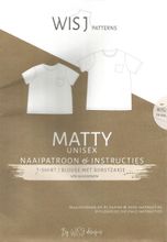 Patroon unisex t-shirt en blouse voor volwassenen - 'Matty' van Wisj