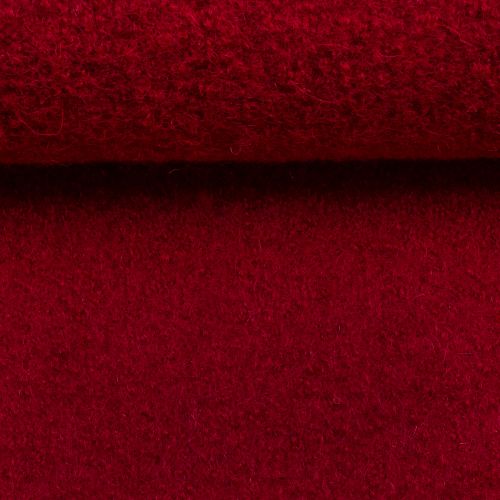 Gekookte wol 'Naomi' -  Warm rood