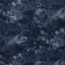 Katoen nachtblauw met glinsterende puntjes