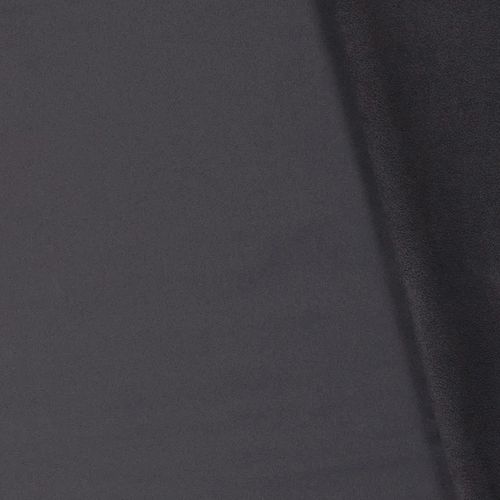 Softshell uni donker grijs met zachte achterkant