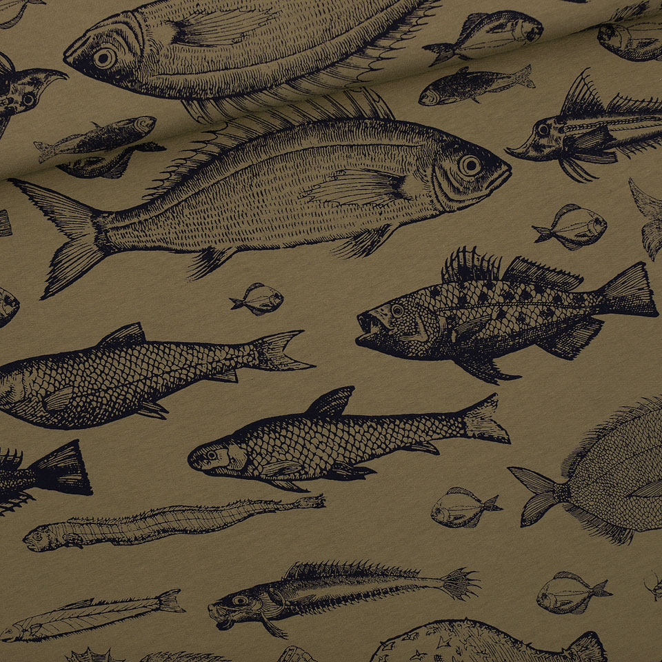 French terry 'fish study'  - See You At Six -