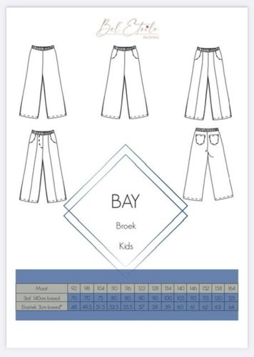 Patroon broek voor kids - 'Bay' van Bel' Etoile