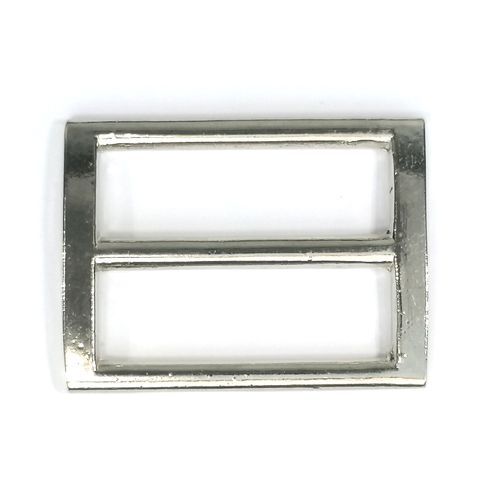 Schuifgesp - zilver - 40 x 10 mm