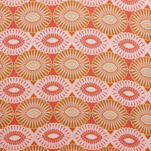 Lichte polyester oranje gekleurd patroon