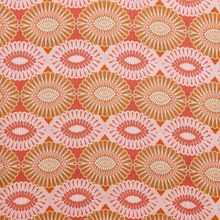 Lichte polyester oranje gekleurd patroon