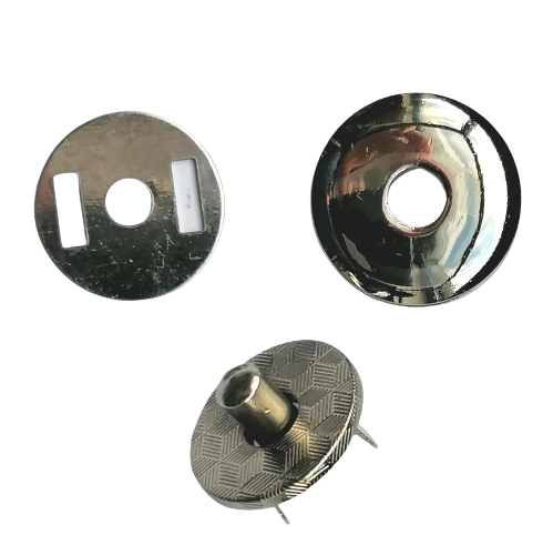 Magneetsluiting - 18 mm - zilver