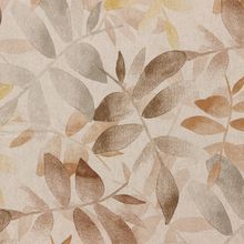 Canvas beige met bladeren  'Autumn Leaves'  - Katia -