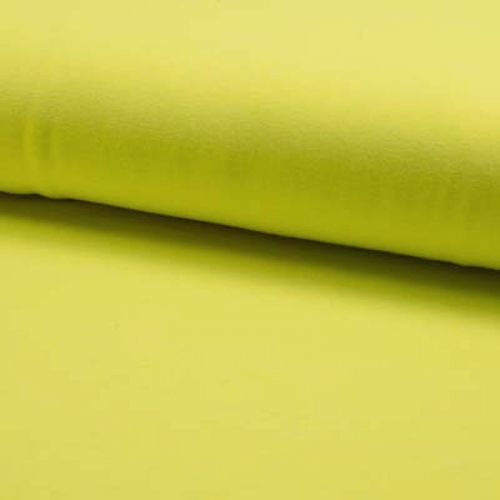Polyester tricot neon geel