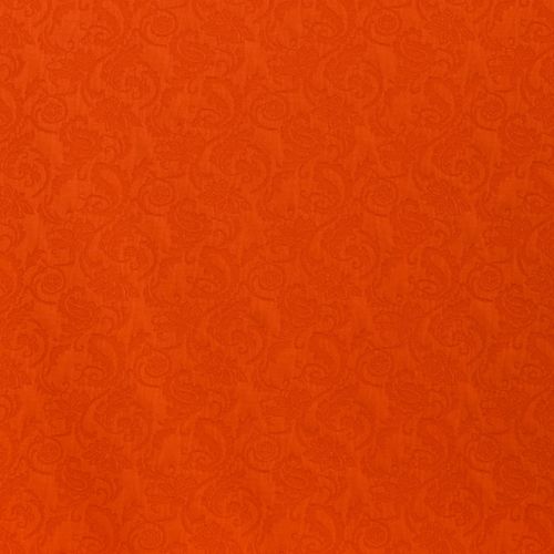 Rekbare polyester jacquard oranje
