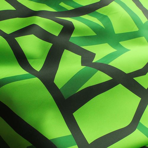 Polyester zijde mikado groen- Lorré