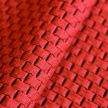 Polyester viscose tricot rood