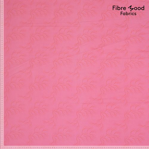Katoen roze met lijnen - Fibre Mood