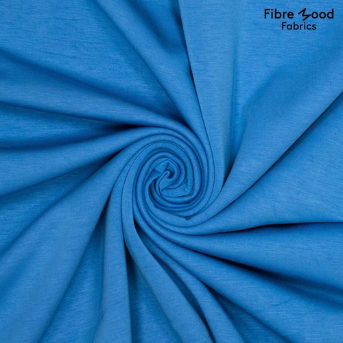 Modal tricot blauw - Fibre Mood