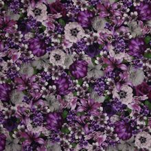 Viscose paarse bloemen