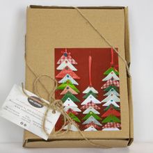 Pakket DIY Driehoek-kerstboom