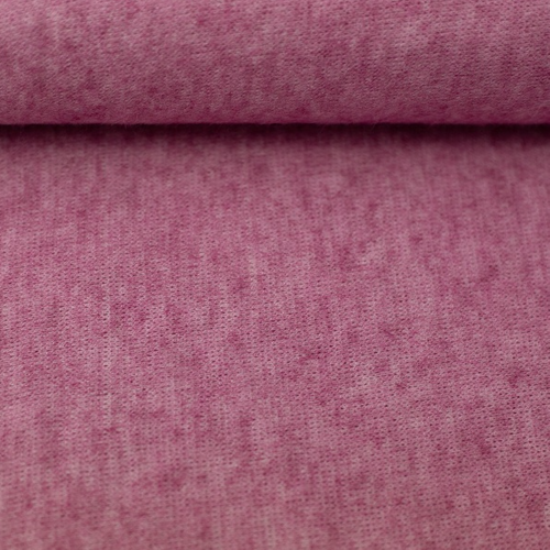 Gebreide stof gemêleerd roze 'Kai'