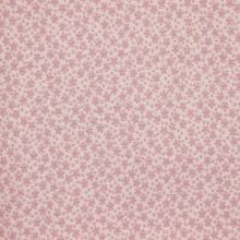 Roze jacquard glinsterend met bloemetjes - Lorré