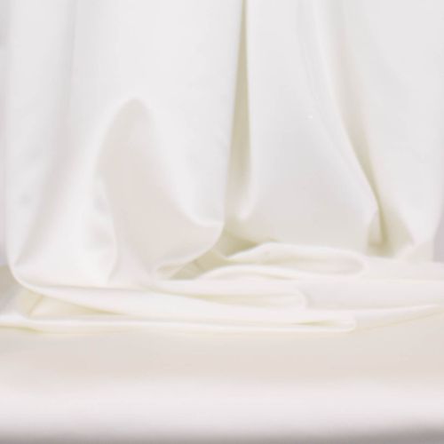Witte polyester satijn