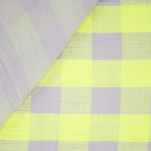 Tetra fluo geelgroen met ruiten  - Katia Fabrics