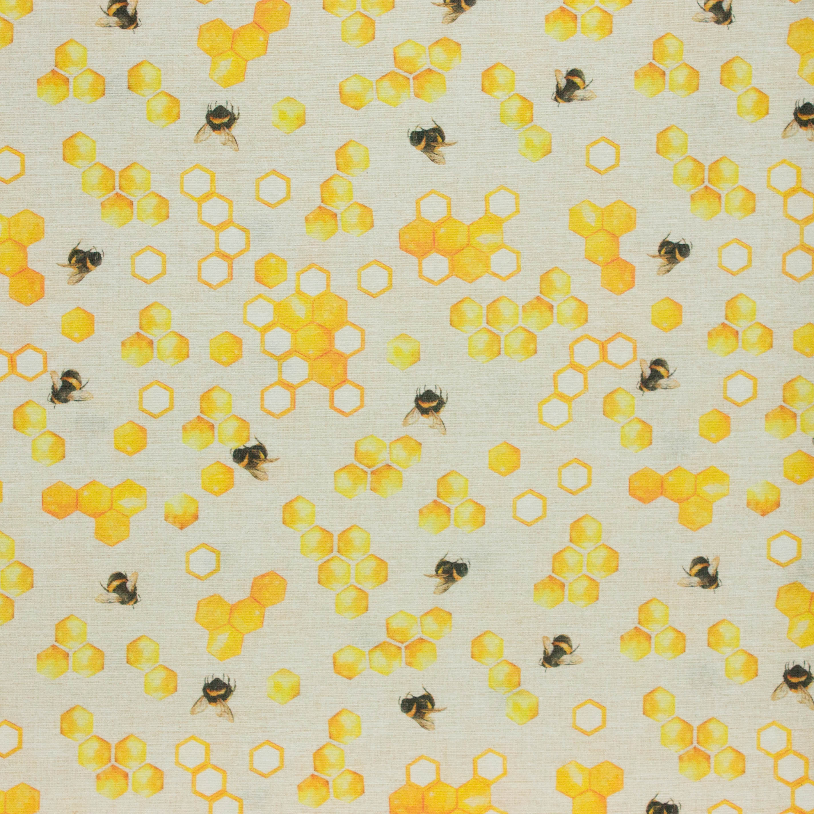 Polyester canvas bijenprint