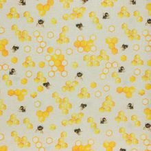 Polyester canvas bijenprint