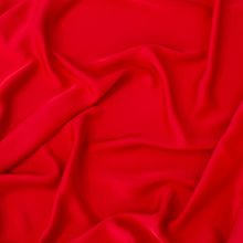 Fijne polyester dubbelzijdige satijn rood - Lorré