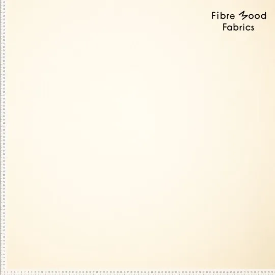 Katoen poplin lichtgeel/gebroken wit - Fibre Mood