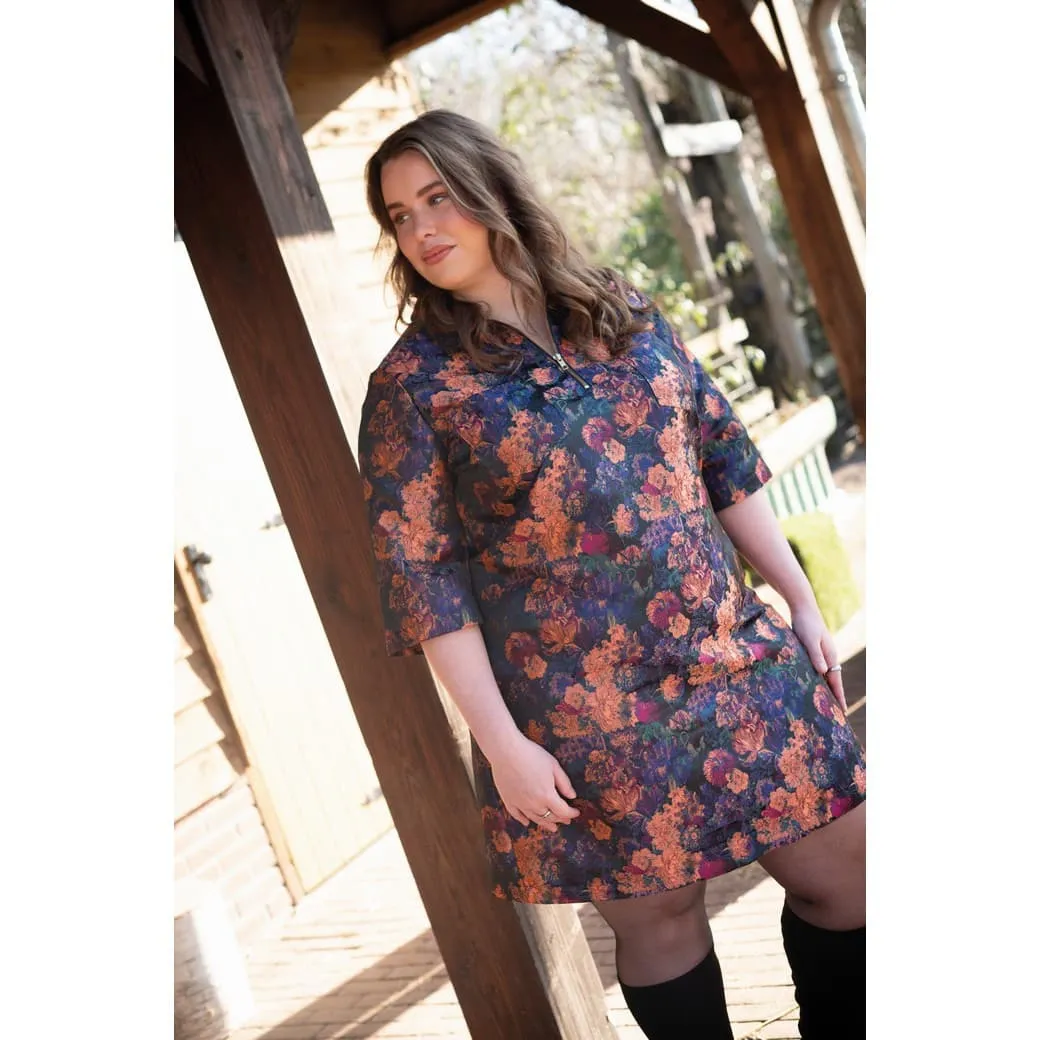 Jacquard bloemen