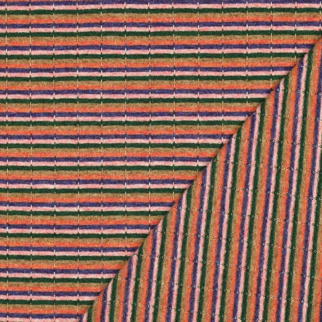 Gebreide jacquard met strepen
