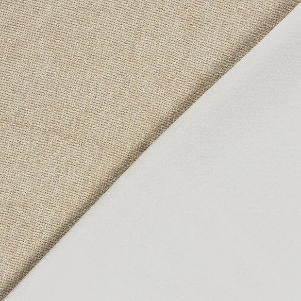 Chenille stof geverfd effen beige