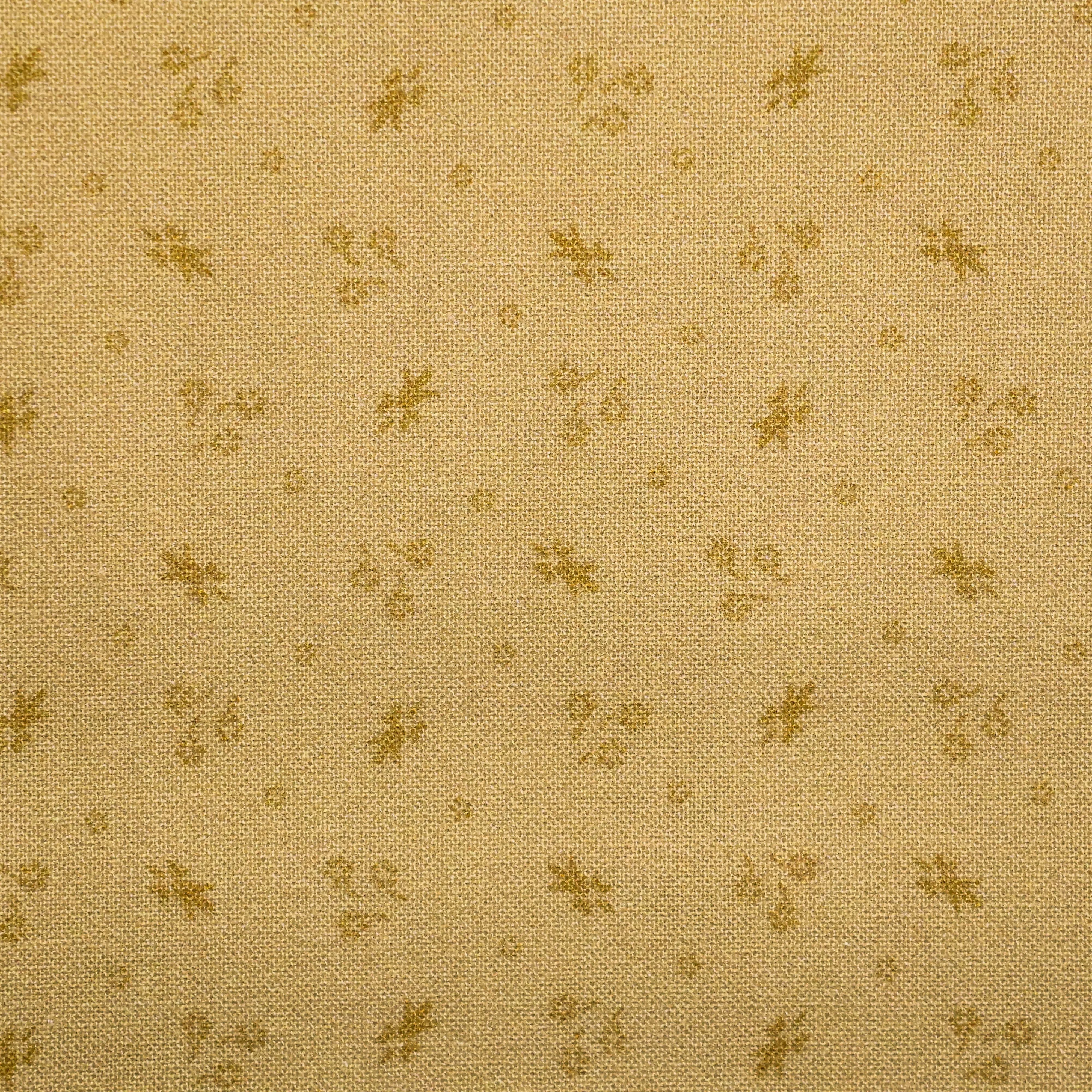 Katoen beige met abstract motief