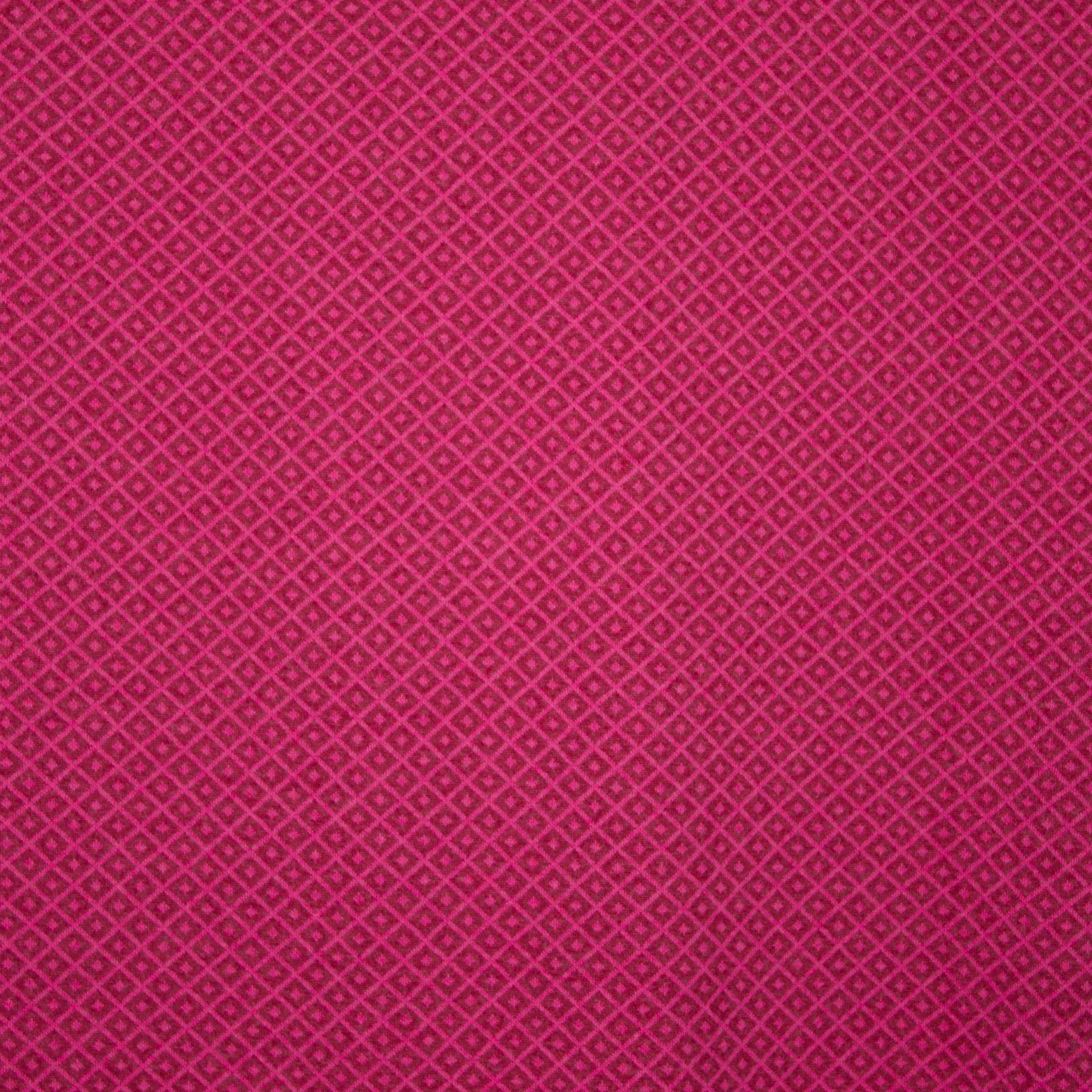 Roze / bordeaux breitje met diagonale ruitjes