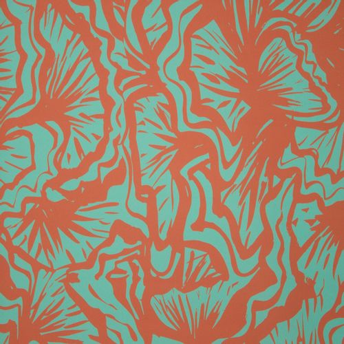 Rekbare polyester met abstract motief van La Maison Victor