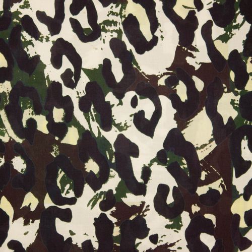 Camouflage print viscose La Maison Victor