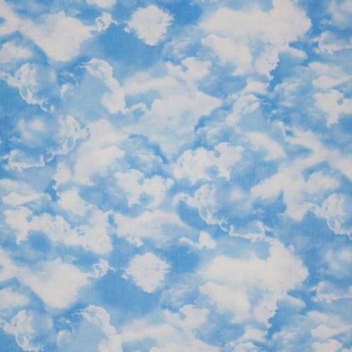 Blauwe katoen wolken